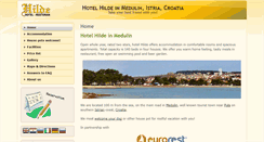 Desktop Screenshot of en.hotelhilde.com
