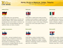 Tablet Screenshot of hotelhilde.com